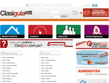 Tablet Screenshot of clasiguia.com.pa
